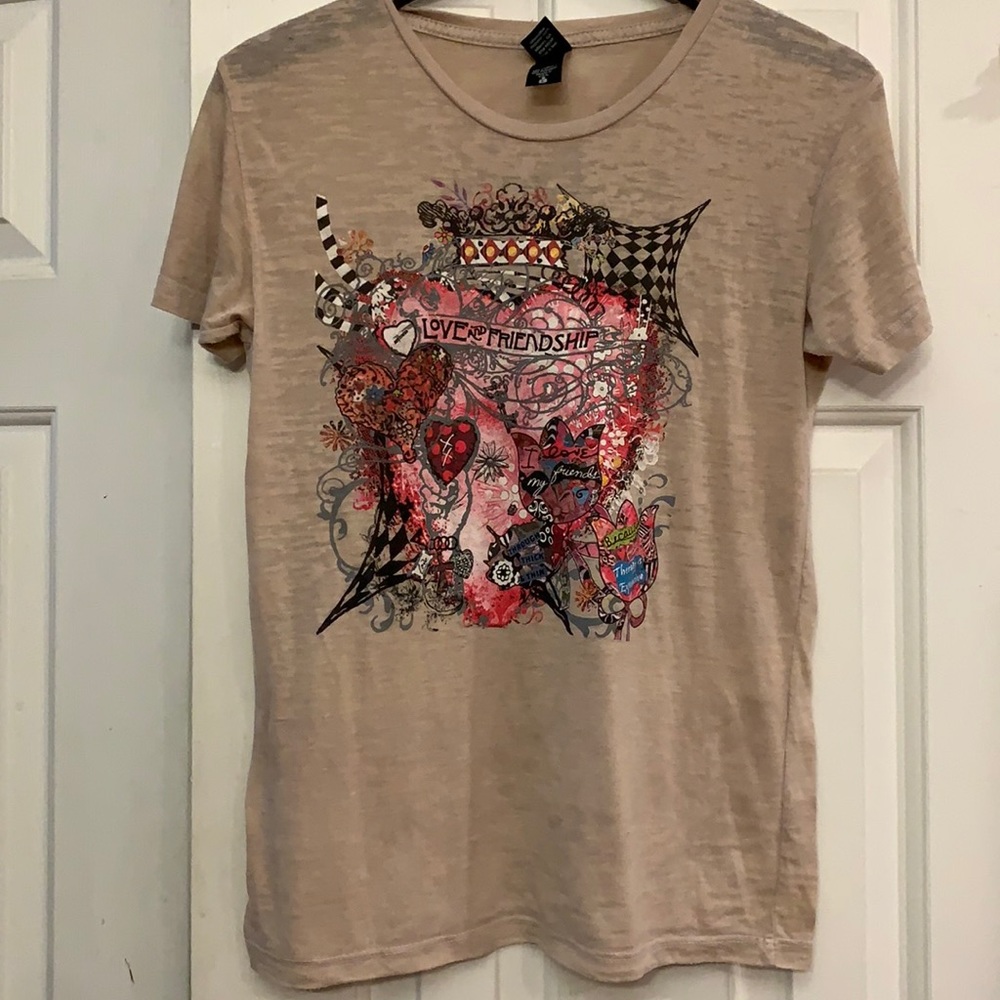 😍 Alternative Vintage Soft thin tee L